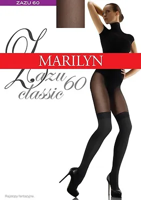 Mock Suspender Stockings-tights-marilyn   Zazu Classic  60/20 Denier • $6.08