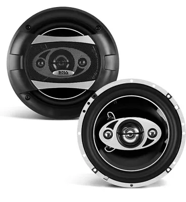 Pair(2) BOSS 6.5” 4-Way P65.4C 400 W Car Stereo Door Speakers Coaxial Full Range • $49.99