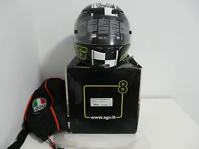 Agv Gp Tech Valentino Rossi 2008 Celebr8 Celebrate Helmet & Visor Decals  • $994.67