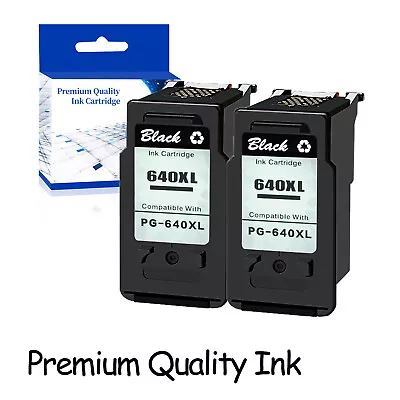 2PK PG-640XL Black Ink Cartridge Generic Print For Canon PIXMA MG2260 MX390 • $62.57