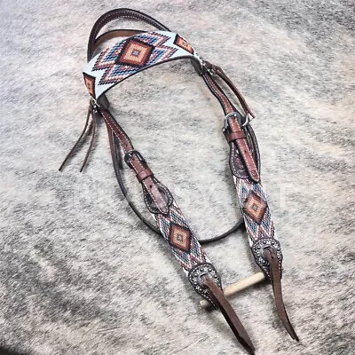 Circle Y Beaded Headstall • $106.25