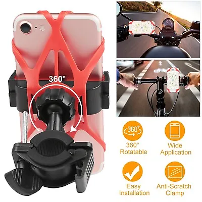 Universal Bike Mount Motorcycle MTB Bicycle Handlebar Holder For Cell Phone GPS • $9.99