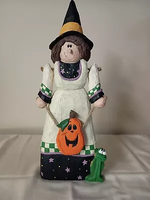 Eddie Walker - Tall Witch Holding Pumpkin - Midwest Of Cannon Falls • $34.95