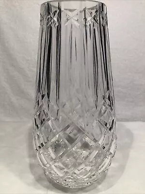 ANTIQUE WATERFORD CRYSTAL VASE MADE IN IRELAND 9 IN. Read Description  ￼ • $50