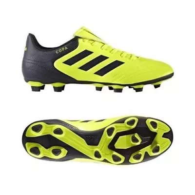 New Adidas Performance Copa 17.4 Fxg Men's Soccer Shoes Yellow/Black S77162 • $40.58