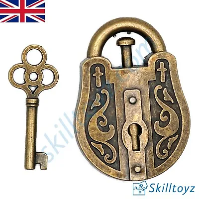 Skilltoyz IQ Cast Metal Puzzle Classic 3D Brain Teaser Magic Padlock #10 UK Shop • £7.49