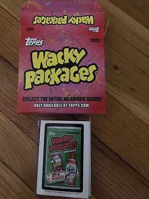 2022 TOPPS WACKY PACKAGES DECEMBER Monthly 21 Sticker Card Base Set Includes Che • $15.99