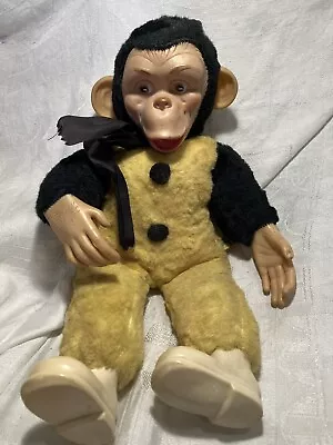 Vintage Jee Bee Rubber Face Monkey Chimp Stuffed Animal  • $19.99