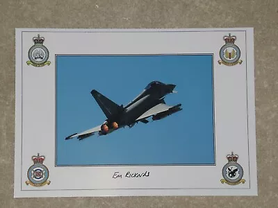 Lossiemouth - Royal Air Force A4 Official Photograph **SIGNED** (2020/24) • £39