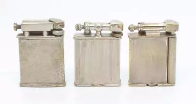 Lot Of 3 Vintage British Lift Arm Lighters Parker Roller Beacon & Carlton NICE • $74.99