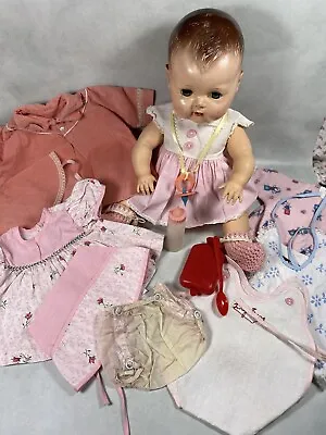 Vintage American Character Tiny Tears With Clothing TLC • $75