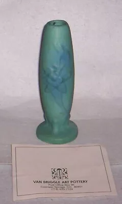 Vintage Van Briggle Turquoise Bud Vase • $58.99