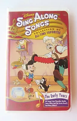 Disney's Sing Along Songs: The Early Years (VHS 1997) • $8.50