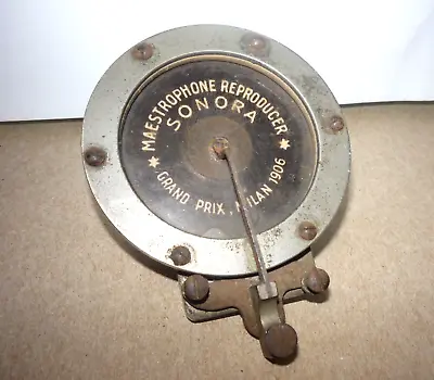 Antique Part Sonora Disc Reproducer For Restoration For Victrola Phonograph • $147.50