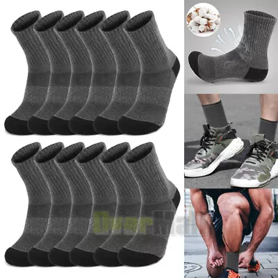 6 Pairs Mens Thermal Walking Socks Trekking Hiking Adults Breathable Ankle Sock • $27.99