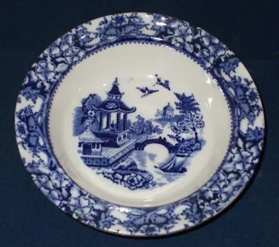 Small English Olde Alton Ware Blue & White Cereal/ Desert Bowl Good Condition • £10