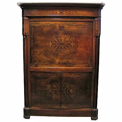 Antique Russian Rosewood Secretaire Abattant Desk Circa 1825 • $5000