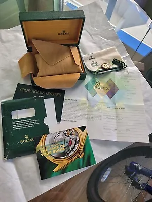 Vintage Rolex Genuine Box Set And Blank Paper For Air King 14000 Domino's Pizza • $999