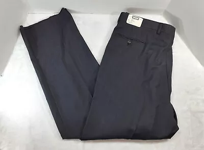 Bachrach Wool Pants Mens 39x38 Gray Straight Dress Pleated Klapton NWT NEW • $24.95