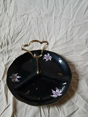 Collectable Vintage Ceramic Plate Dish Orchid By Pallisy England Afternoon Tea • £13