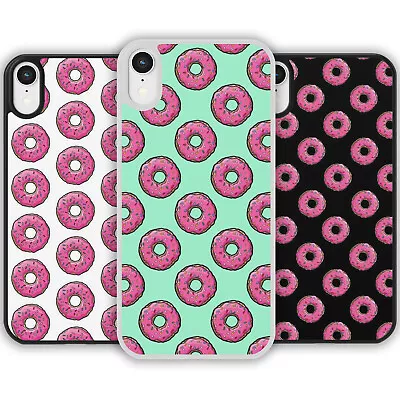Donut Pattern Phone Case Cover IPhone Samsung Cute Kawaii Doughnut Krispy Kreme • £6.79