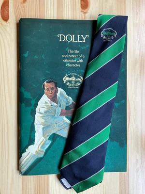 £8 • Buy Basil D’Oliveira Testimonial Brochure 1990 And Tie - Worcestershire Cricket