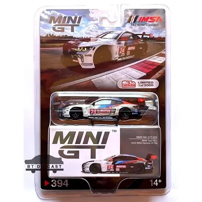 MINI GT BMW M4 GT3 #24 BMW TEAM RLL 2022 IMSA DAYTONA 24 HRS 1/64 MGT00394 Chase • $39.73