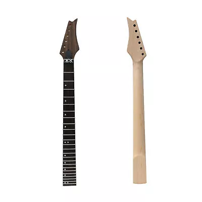 24 Fret Ibanez Style Guitar Neck Replacement 25.5inch Maple Rosewood Fretboard • $102.69