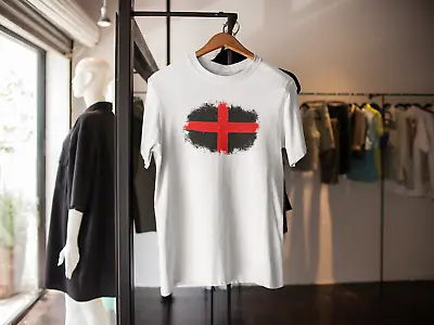 £9.99 • Buy England T Shirt St George Cross Inspired World Cup 2022 Qatar Adults Kids
