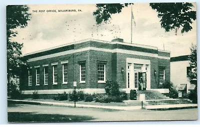 *1942 The Post Office Building Millersburg PA Pennsylvania Vintage Postcard B54 • $8.99