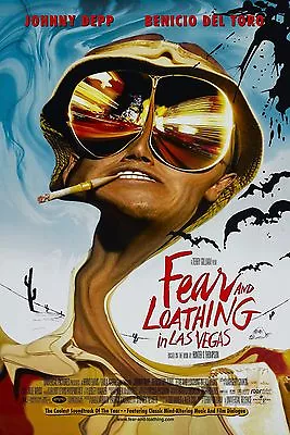 £3.99 • Buy Fear And Loathing In Las Vegas 1998 Movie Poster A0-A1-A2-A3-A4-A5-A6-MAXI 210