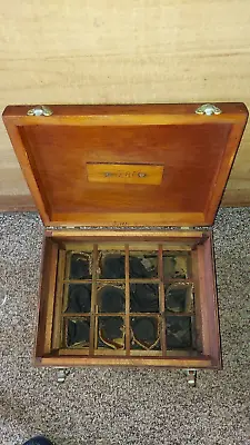 Vintage Scientific Chemical Wood Box With Specimen Bottles Science Lab Equipment • $158.39