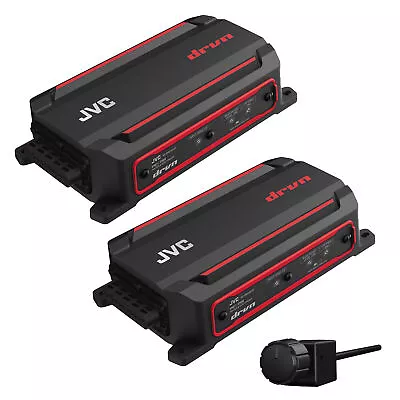 JVC KS-DR2104DBT 4Ch Bluetooth Amplifier 50W & KS-DR2001D Mono Amp 300W • $449.90