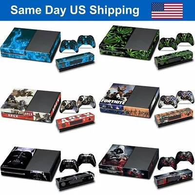 New Vinyl Skin Decal Stickers Covers Set For Xbox One Console & 2 Controllers • $9.86