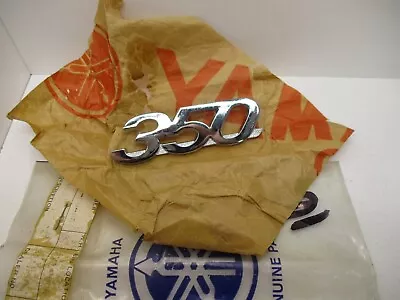 Vintage Yamaha YR1 YR2 YR3 R3 NOS OEM 350 Side Cover Emblem # 168-21786-00 RARE! • $89.95