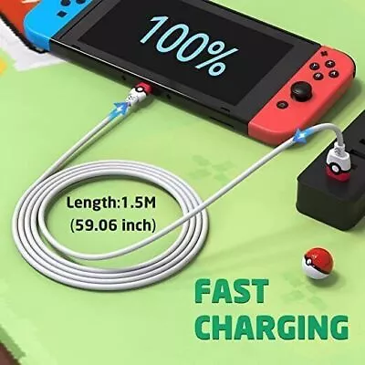 Fast Charger Cord Charging Cable For Nintendo Switch / Lite Switch OLED • $14.99