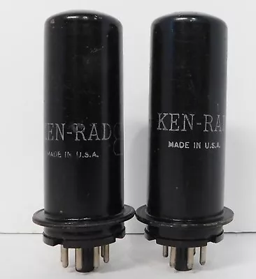 $10 • Buy **Pair** Ken Rad Or RCA 1619 (VT164, CV723) Power Vacuum Tubes