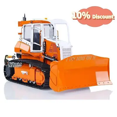 1/14 RC LESU AOUE-850K Dozer Metal Tracked Hydraulic Bulldozer Model Sound Light • $4999.90