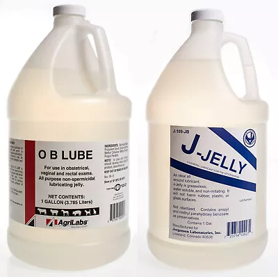 NEW: OB Lube J-Jelly Water Based Lubricant 128-oz / 1 Gallon J-Lube JJelly • $20.95