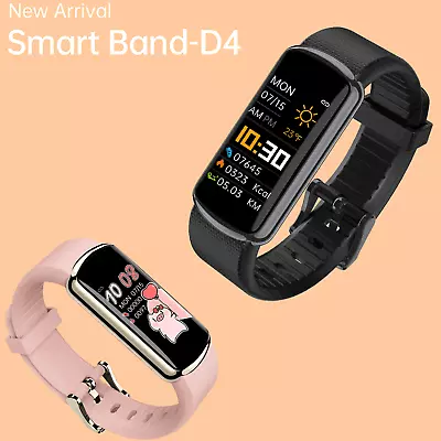 Bluetooth Smart Watch Heart Rate Monitor Fitness Pedometer Tracker Bracelet Gift • $25.99