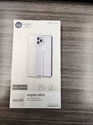 Moshi SuperSkin Clear Case For Apple IPhone 11 Pro- Crystal Clear  • $5