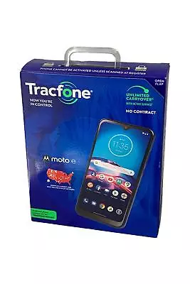 Motorola Moto E 6.2in LCD 32gb Mem Smartphone Blue -Tracfone • $33.24