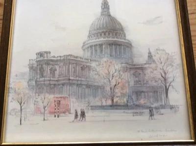 £25 • Buy Framed Print By Copenhagen Artist MAD STAGE  - St. Paul's Cathedral London