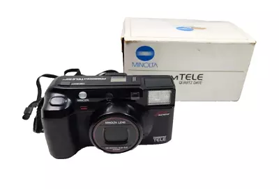 Minolta Freedom Tele Point & Shoot 35mm Film Camera 38-80mm W/Damaged Box Read • $30