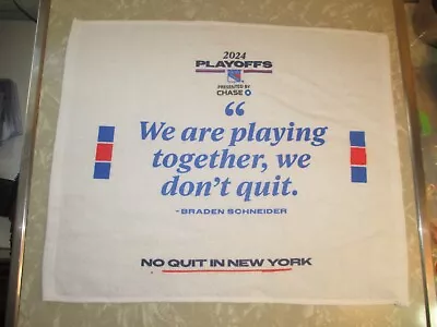 NY Rangers Stanley Cup Playoffs Rally Towel!  4/21/2024 Fan Giveaway Rd 1 Game 1 • $19.99