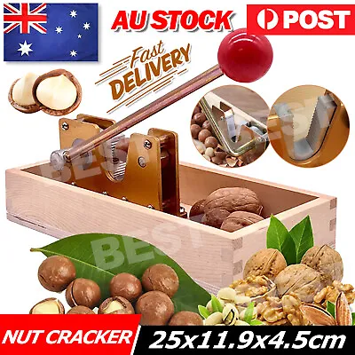 $24.85 • Buy Walnut Tool Macadamia Opener Kitchen Nut Cracker With Handle Peeling Machine