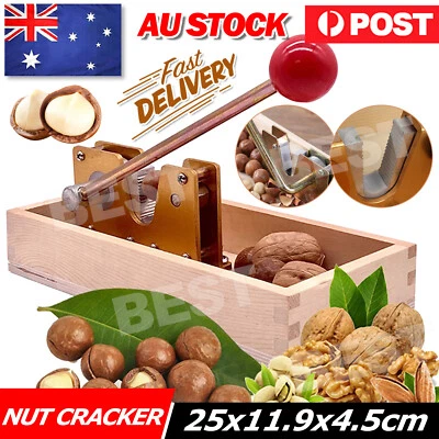 $24.85 • Buy Walnut Tool Macadamia Opener Kitchen Nut Cracker With Handle Peeling Machine