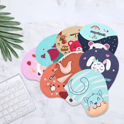 Thicken Anime 3D Mouse Pad With Wrist Rest Anti Slip Silicone Cartoon Mice Mat • £6.35