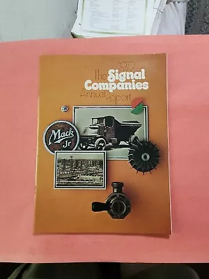 1972 Signal Companies Annual Report MACK TRUCKS Oil & Gas Garrett Etc • $11.80