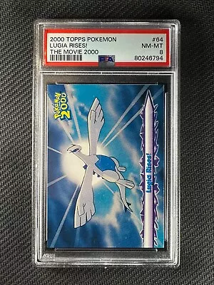 Pokemon Card PSA 8 NM-MT Lugia Rises Topps Movie 2000 Non Holo 54 **24 Hour** • $4.25